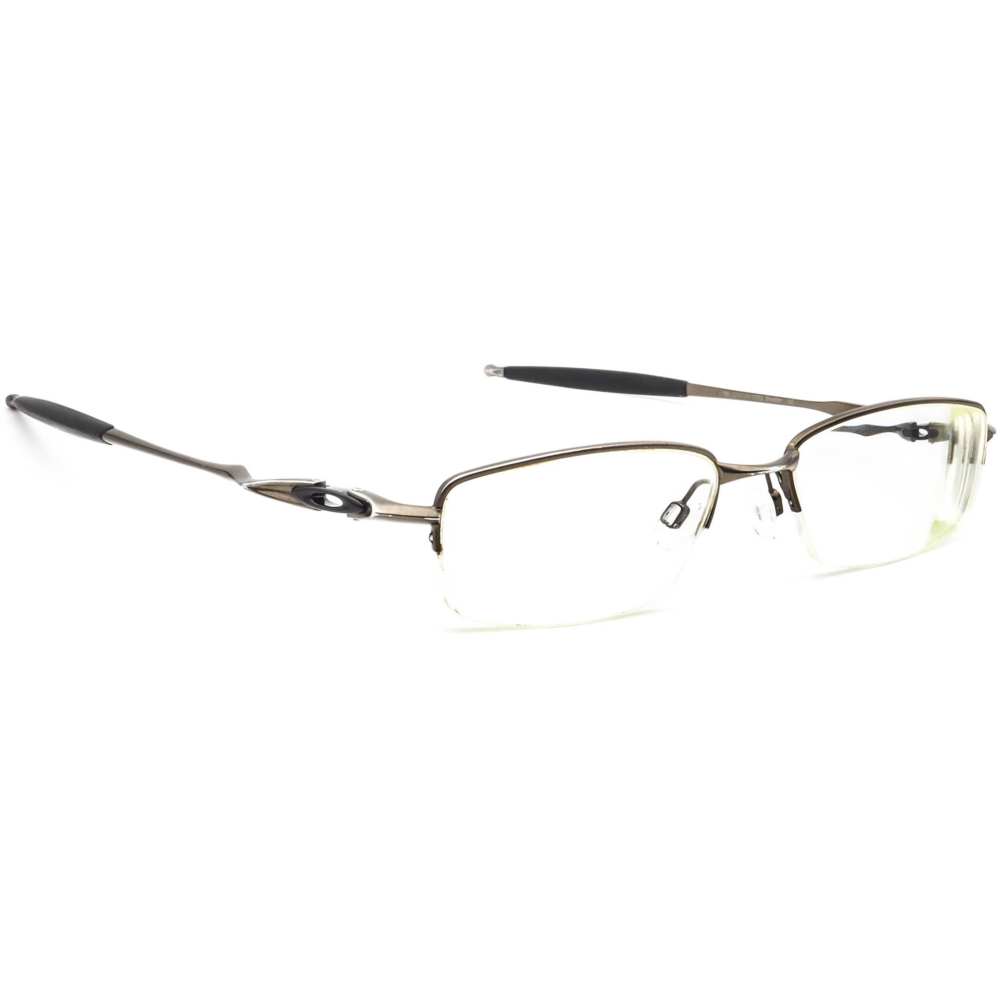 Oakley Eyeglasses OX3143-0253 Drill Bit 0.5 Pewter Half Rim