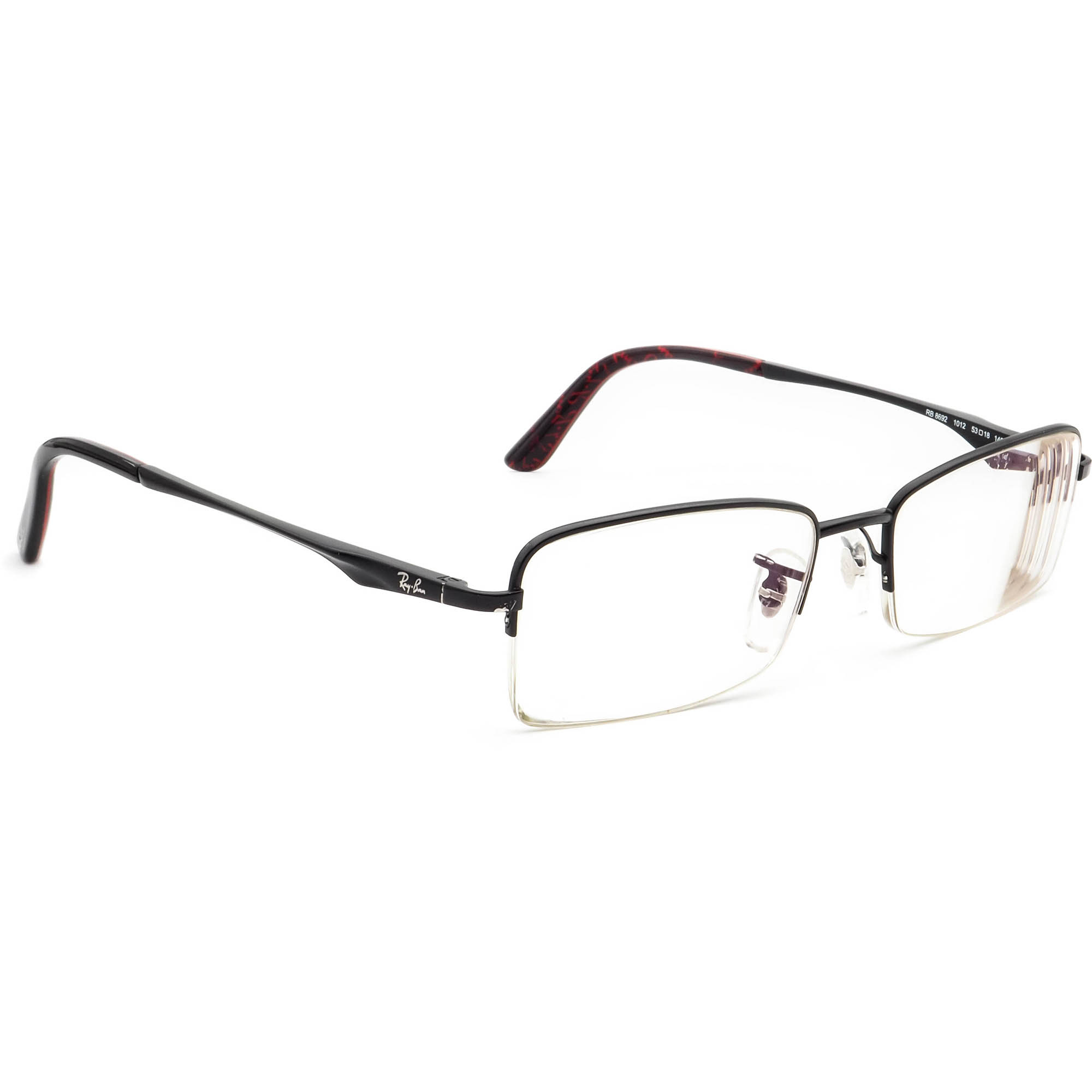 Ray-Ban Eyeglasses RB 8692 1012 Titanium Black Half Rim  display picture 3
