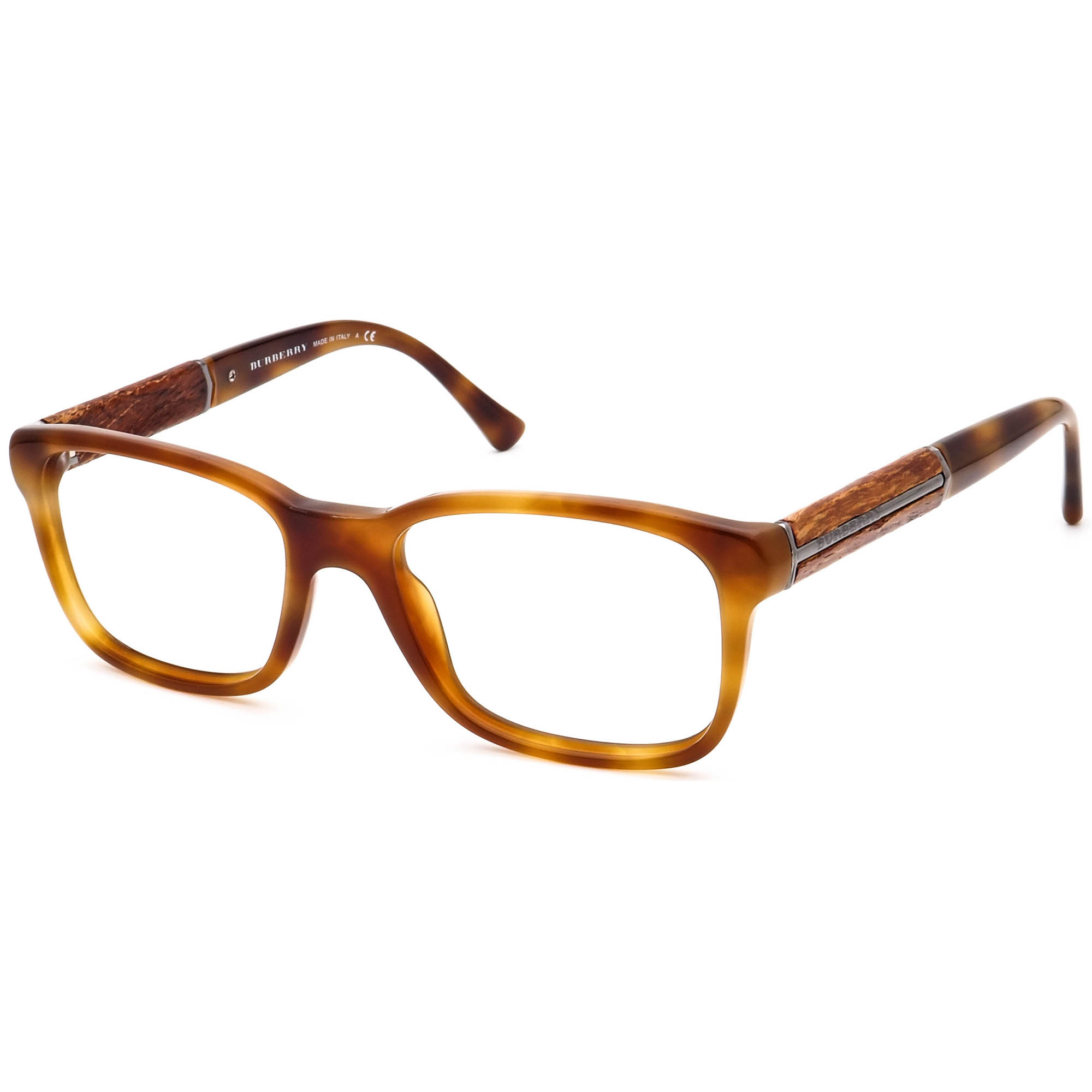BURBERRY サングラス Burberry Eyeglasses B 2149 3420 Havana Brown Wood Brille Frame