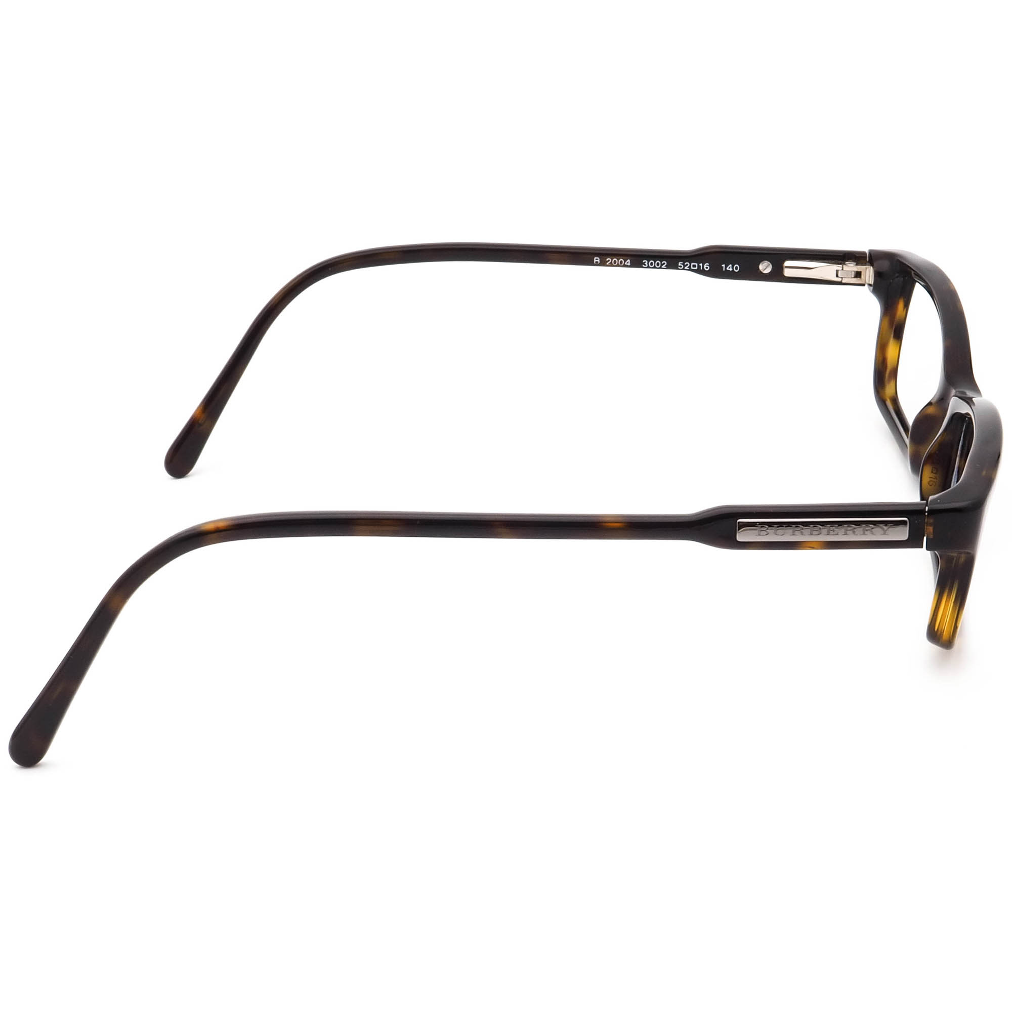 Burberry B 2004 3002 Prescription Eyeglasses with Nova Check Case Burberry BE2443 Glasses 3002 Dark Havana - eye-oo.com main image 4