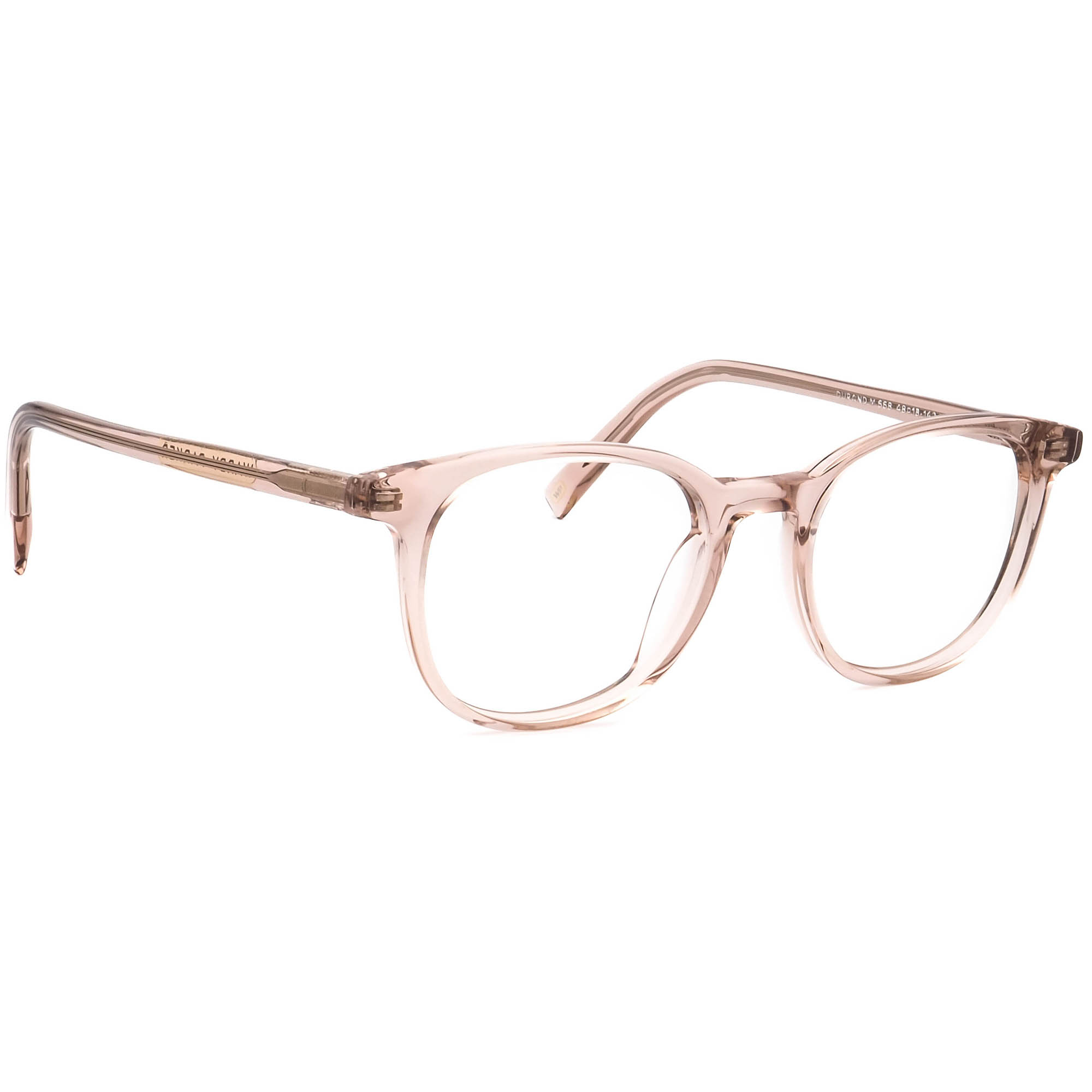 Warby Parker Eyeglasses Durand M 668 Rose Water Rounded  display picture 1
