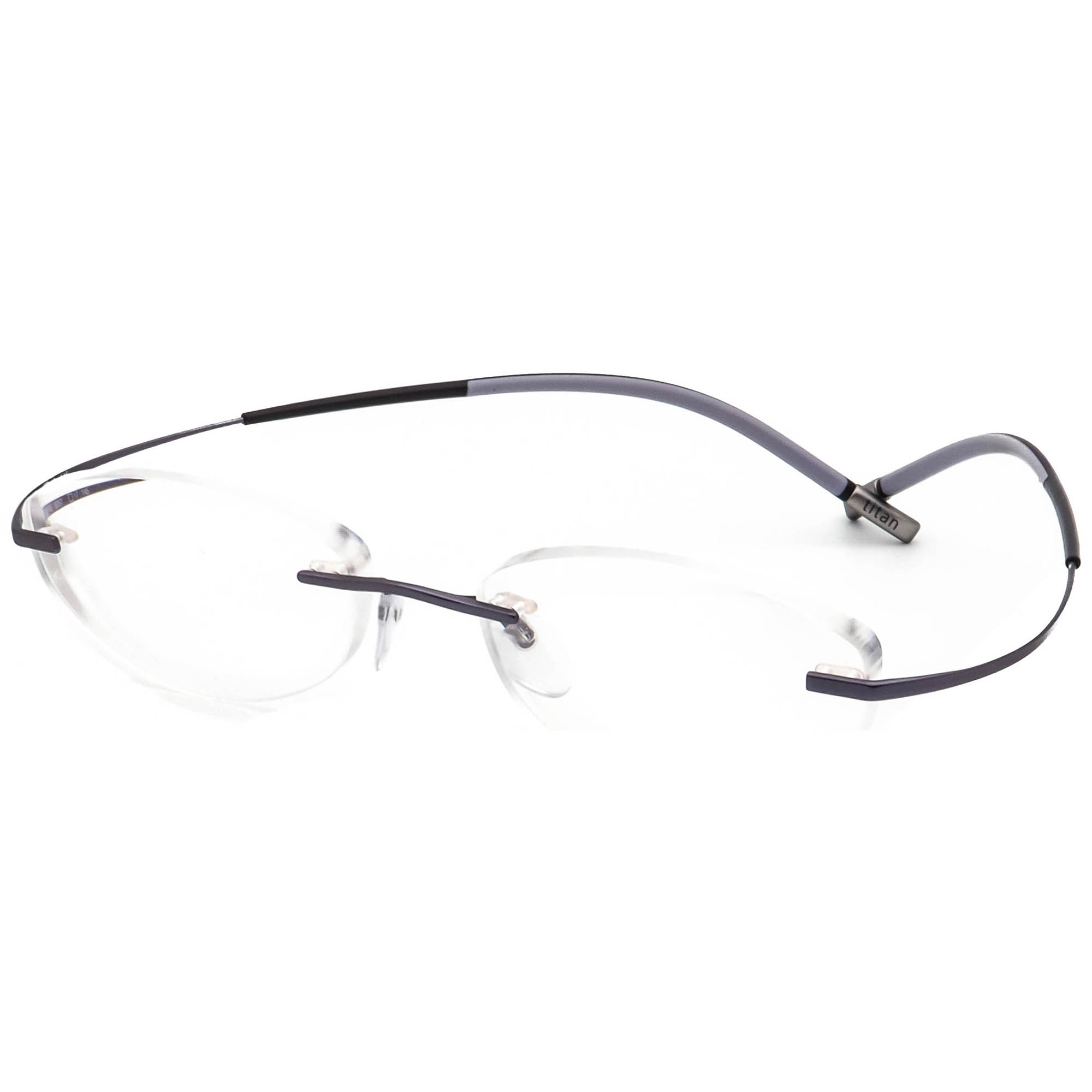 Silhouette Eyeglasses 7581 40 6057 Icon Metallic Violet Rimless 53[]19 145 Silhouette Eyeglasses 7581 40 6057 Icon Collection Violet  main image 4