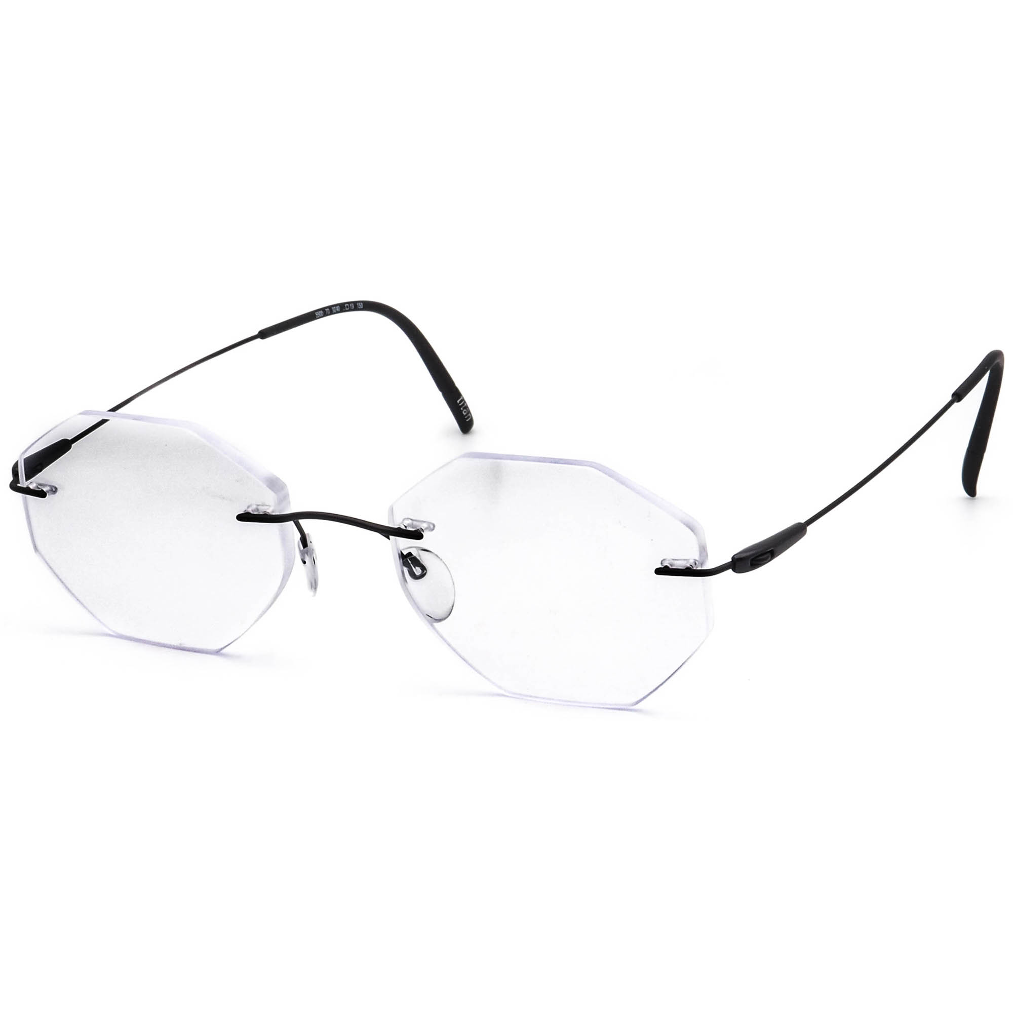 APOLLO 展示品 B Silhouette Eyeglasses 5500 70 9240 Dynamics Colorwave Black