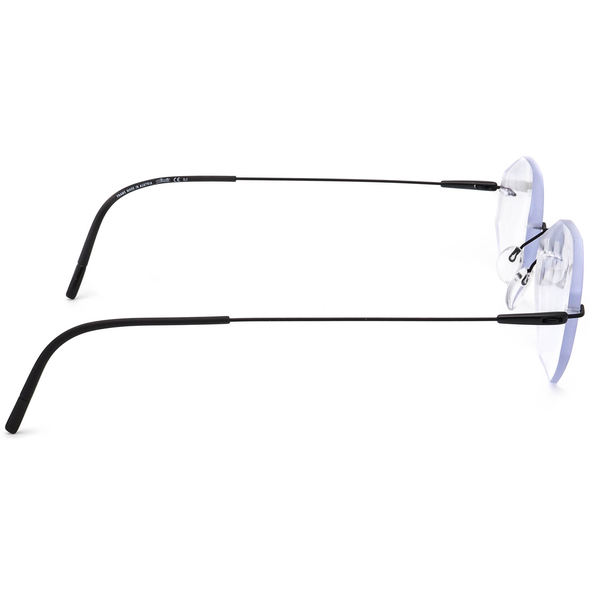 APOLLO 展示品 B Silhouette Eyeglasses 5500 70 9240 Dynamics Colorwave Black