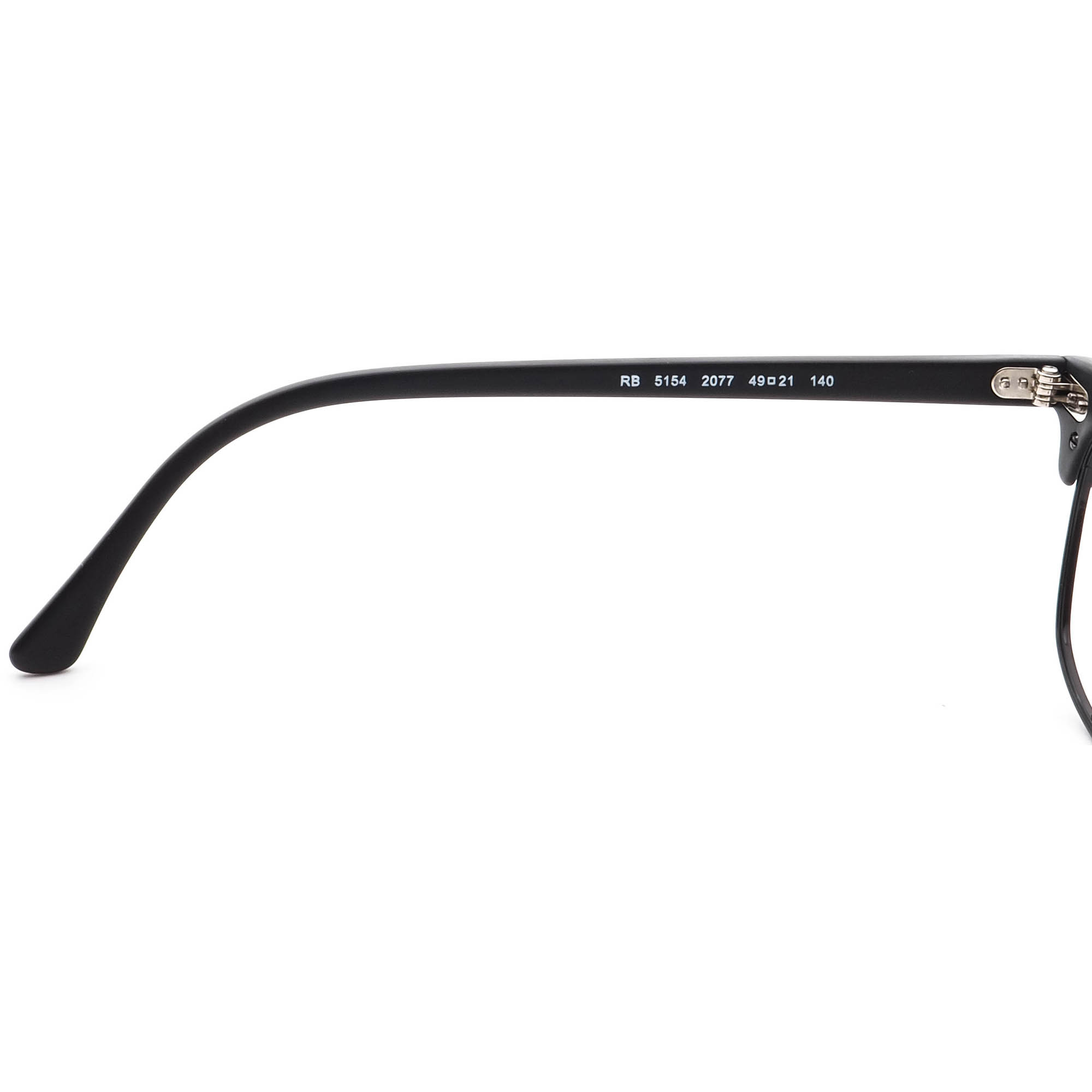 Ray-Ban Eyeglasses RB 5154 2077 Black Square Frame 49[]21 140 | eBay