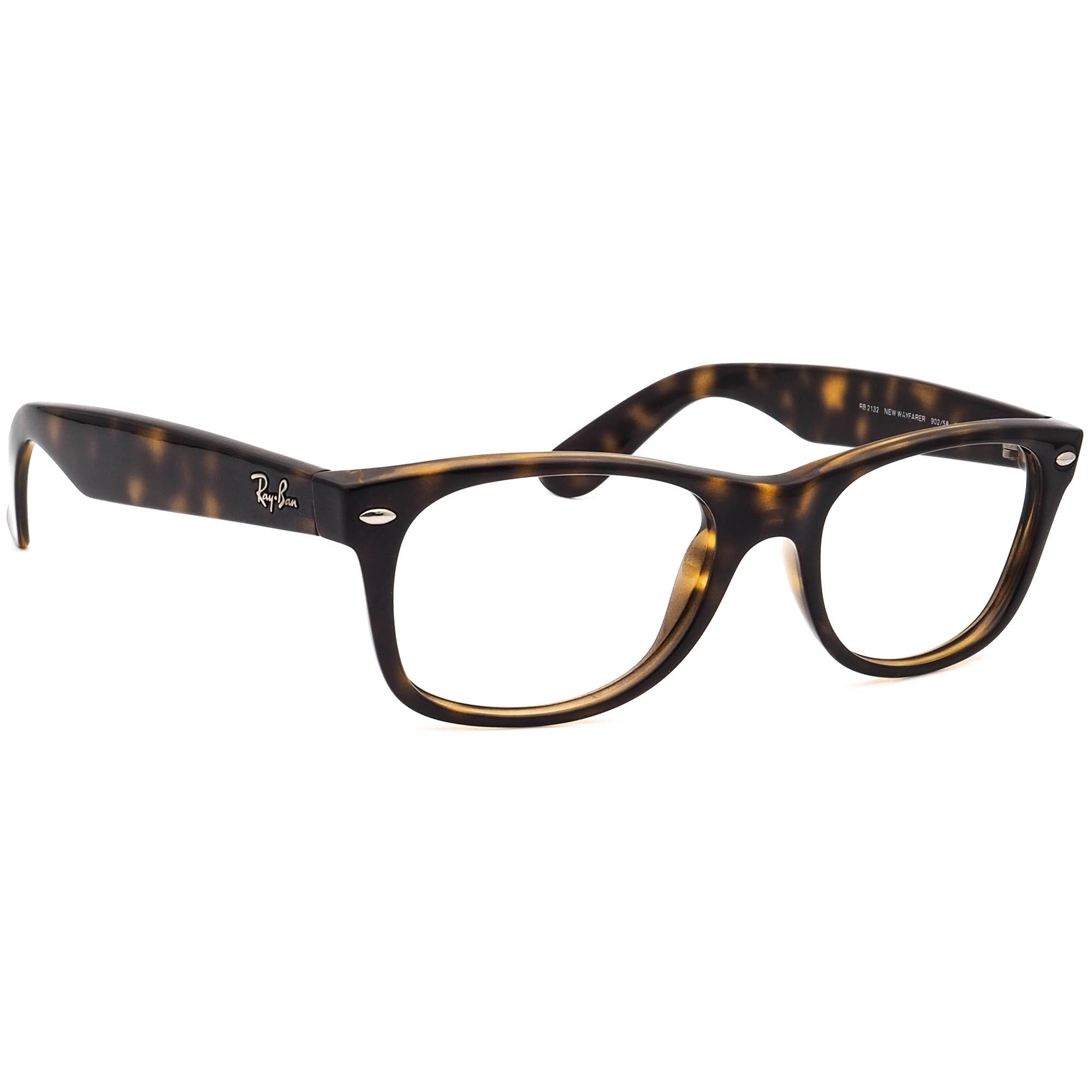 Ray-Ban Sunglasses Frame Only RB 2132 New Wayfarer 902/58 Havana