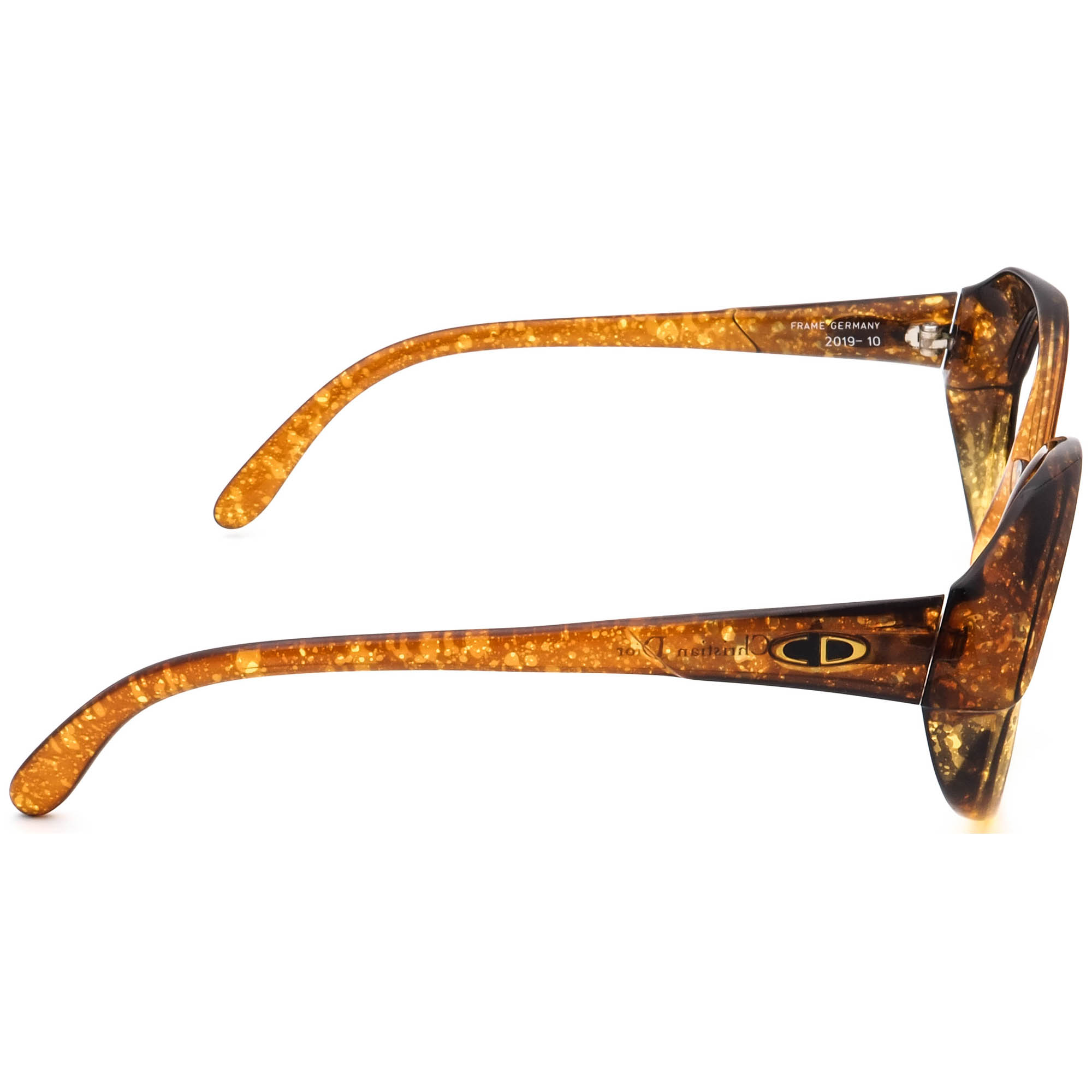 Christian Dior Vintage Sunglasses Frame Only 2019-10 Brown Round