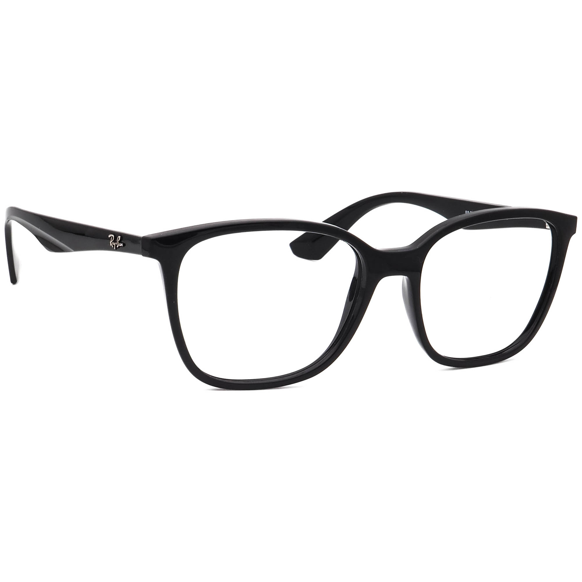 Ray-Ban Eyeglasses RB 7066 2000 Polished Black Square Frame 54[]17