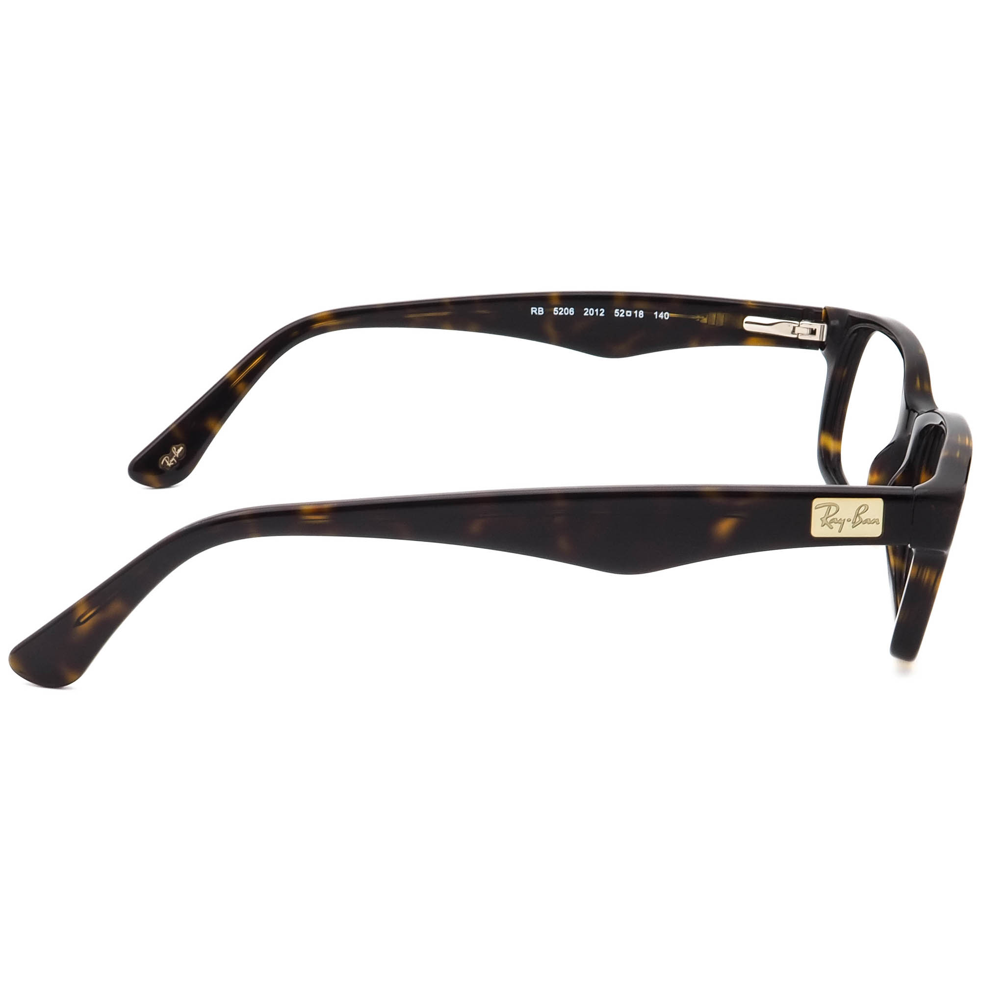 Ray-Ban Eyeglasses RB 5206 2012 Dark Havana Rectangular Frame 52