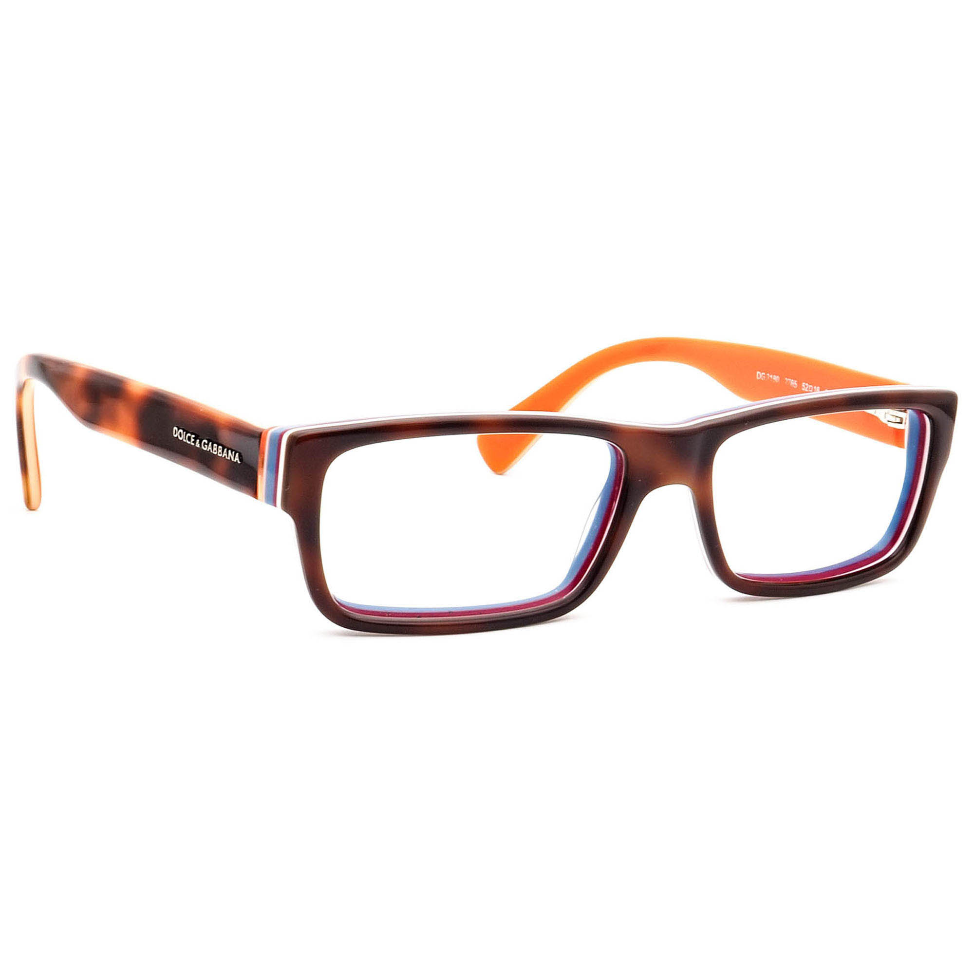 Dolce & Gabbana Eyeglasses DG 3180 2765 Havana Multilayer/Orange