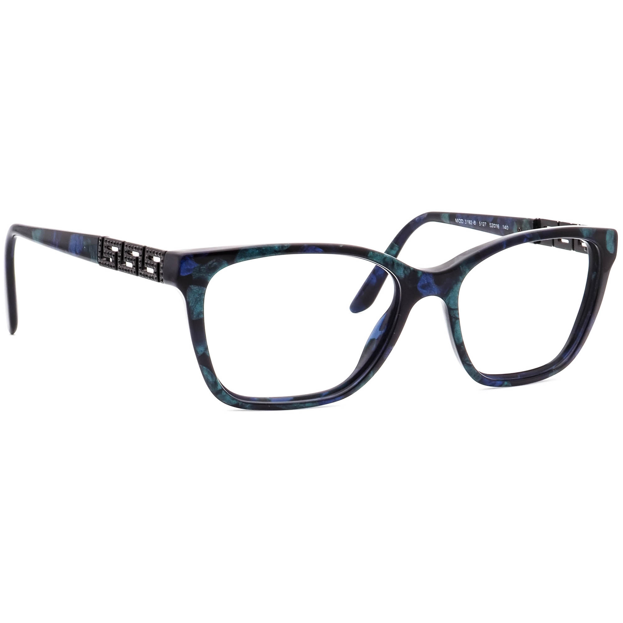 Versace Eyeglasses MOD. 3192-B 5127 Marbled Black Green Blue Italy