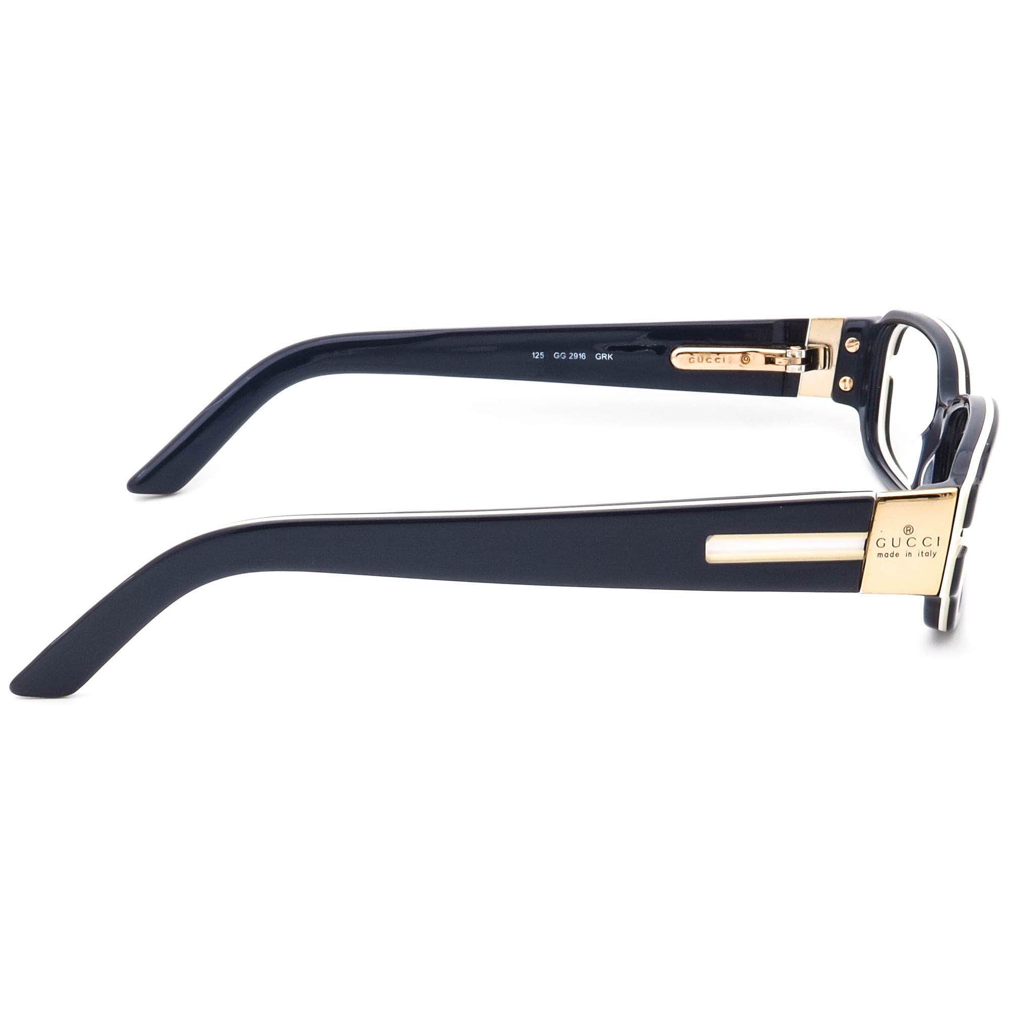 Gucci Eyeglasses Model GG 2916 - Unisex Original Gucci GG 2916 GRK Square Blue Eyeglasses, Size 50  main image 3