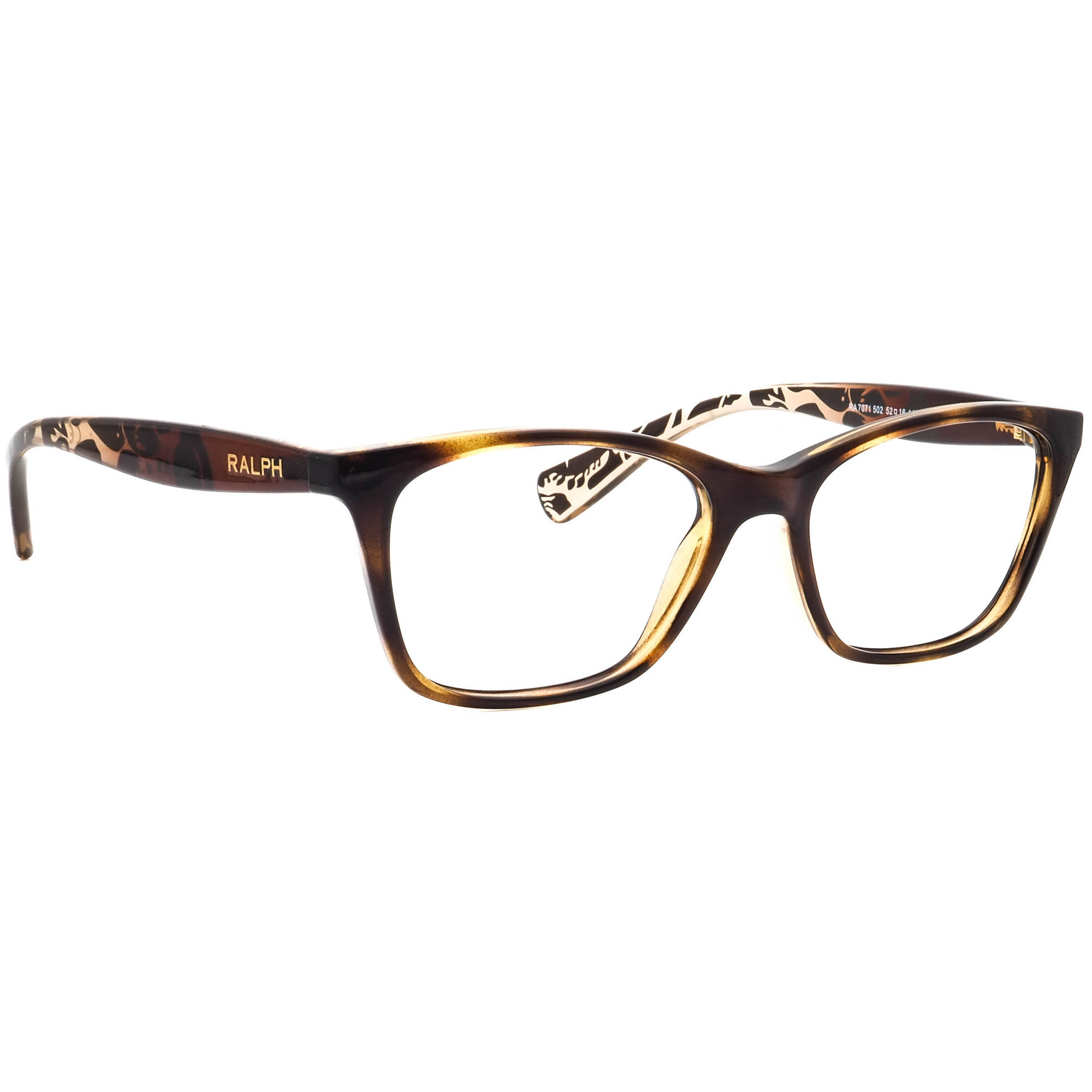 Ralph Lauren Eyeglasses RA 7071 502 Dark Havana Semi  display picture 2