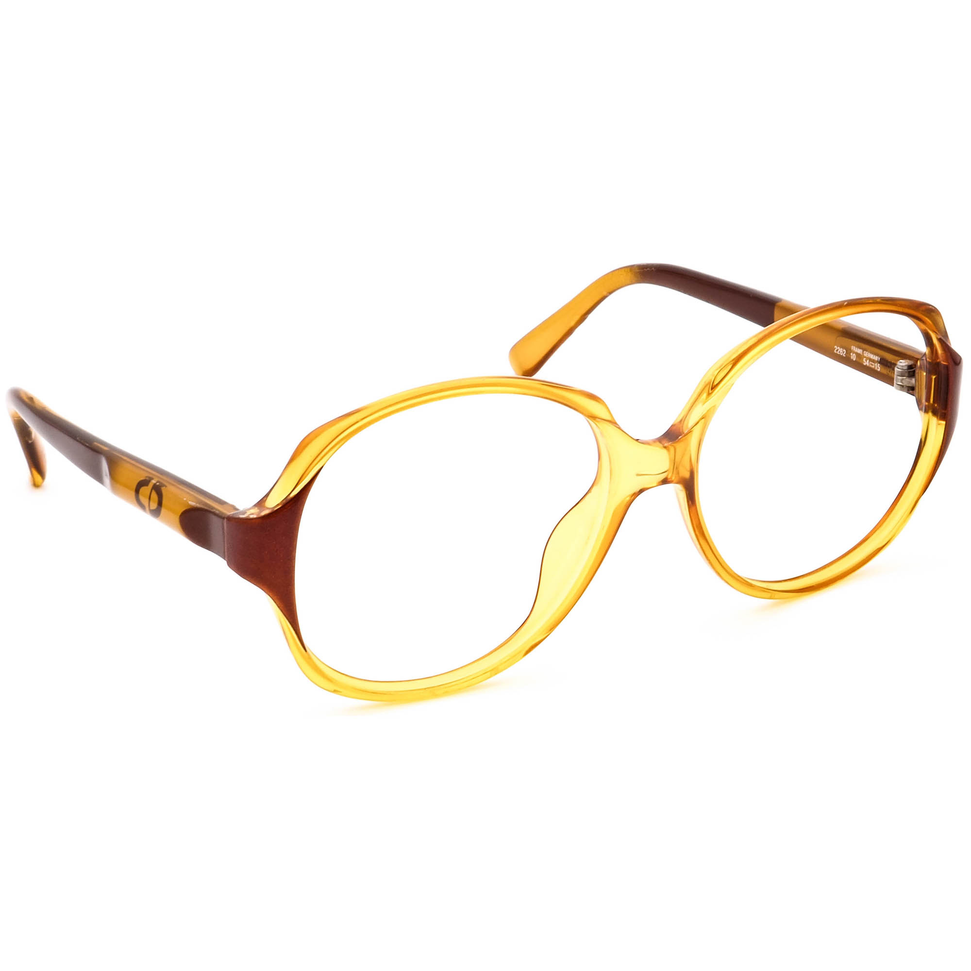 Christian Dior Vintage Eyeglasses 2262 10 Light Amber & Brown