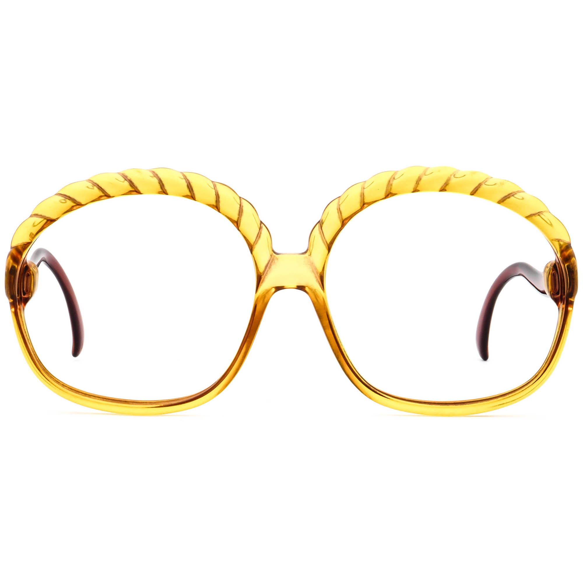 Christian Dior Vintage Sunglasses Frame Only 2062 80 Honey