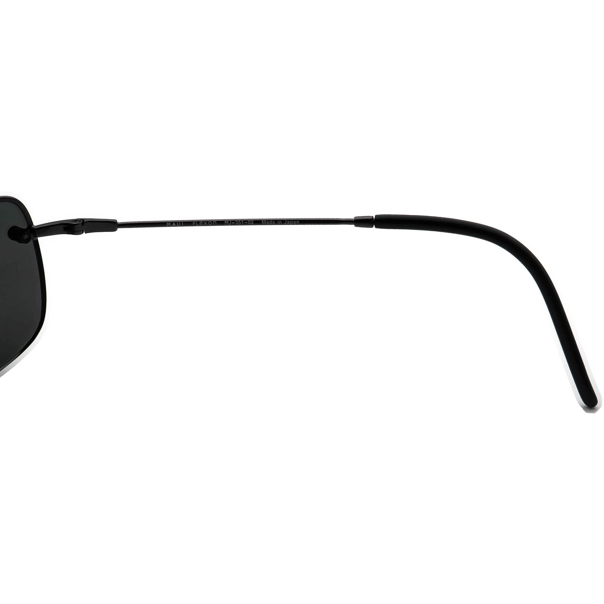 極美品・偏光　Maui Jim　サングラス　MJ-351-02　ミラーレンズ Maui Jim Sunglasses Frame Only MJ-351-02 Flexon Black Half Rim