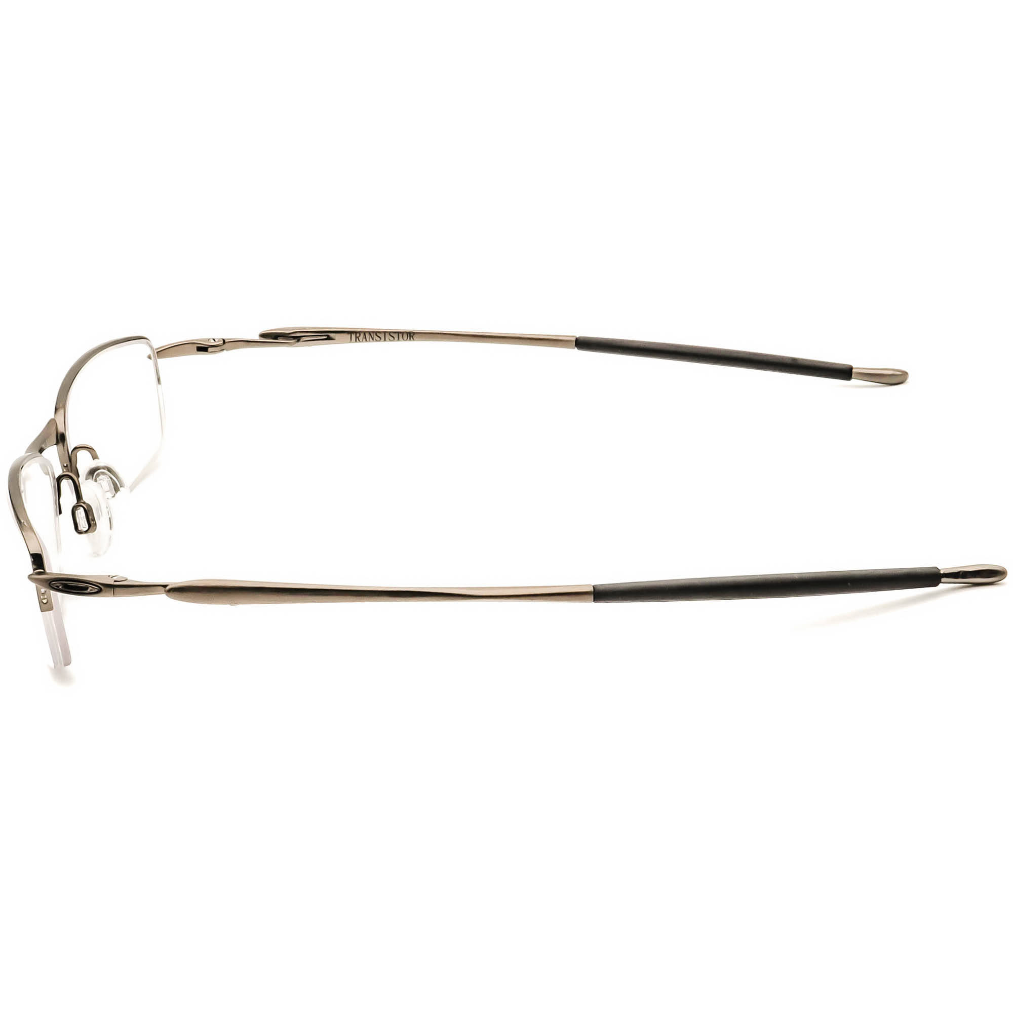 Oakley Eyeglasses 22-149 Transistor Brushed Chrome Half Rim