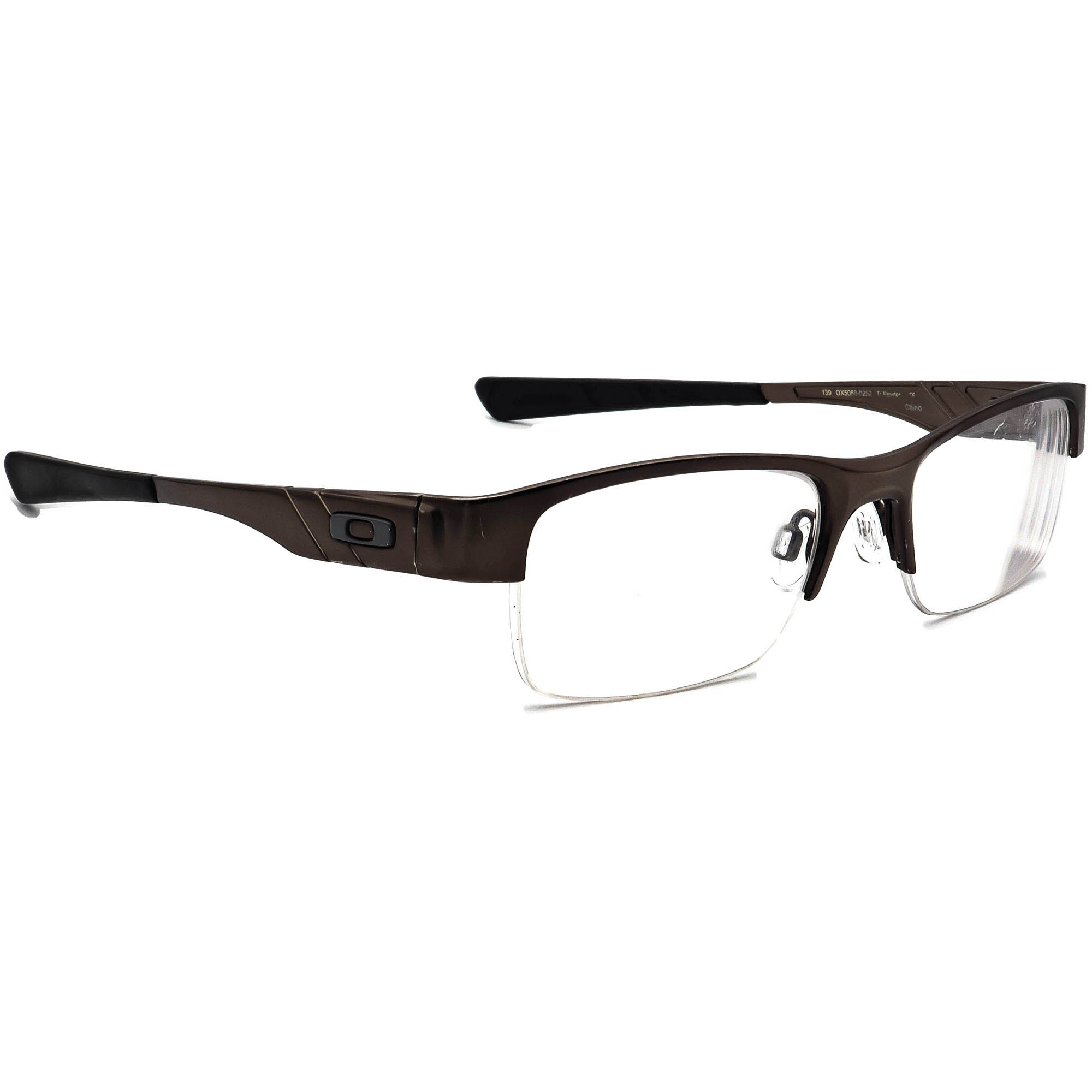 Oakley Eyeglasses OX5088-0252 Gasser 0.5 Ti Pewter Half Rim