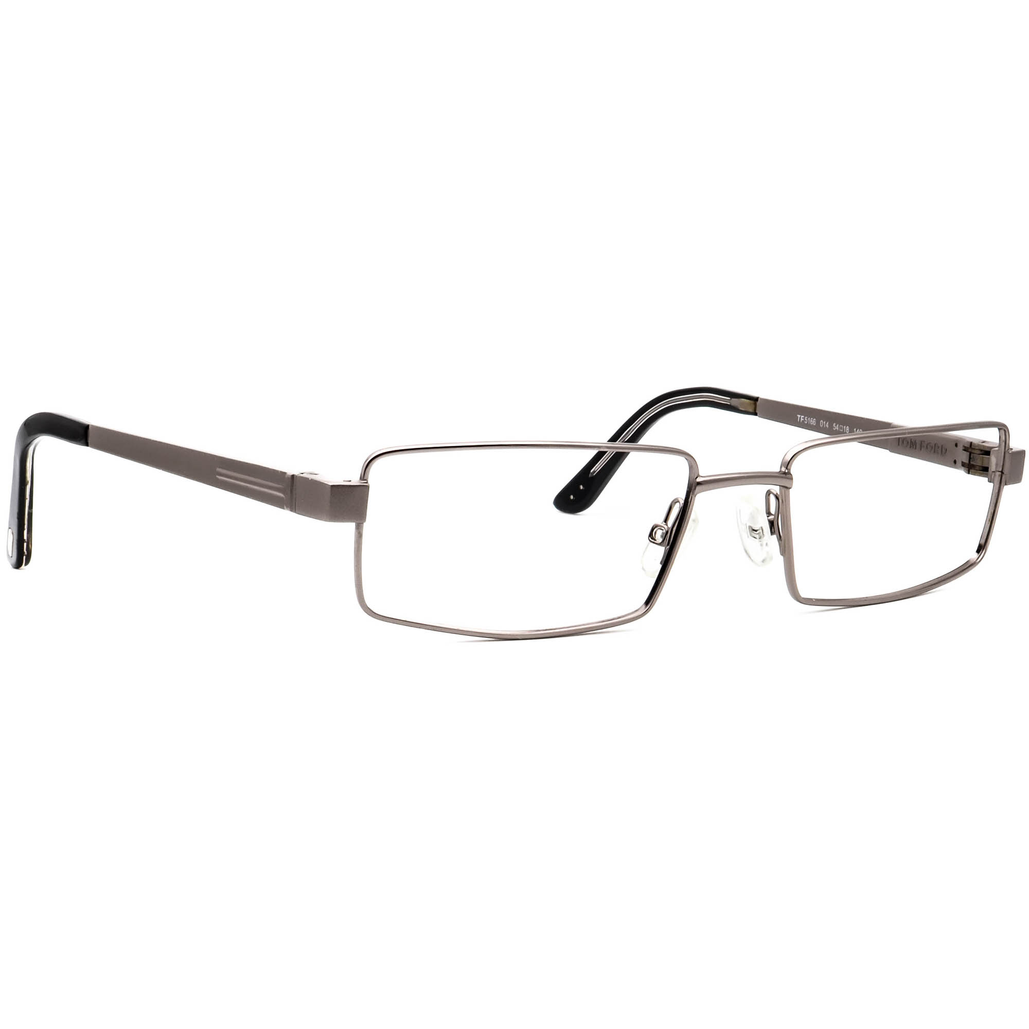 Tom Ford Eyeglasses TF 5166 014 Gunmetal/Grey Rectangular Metal