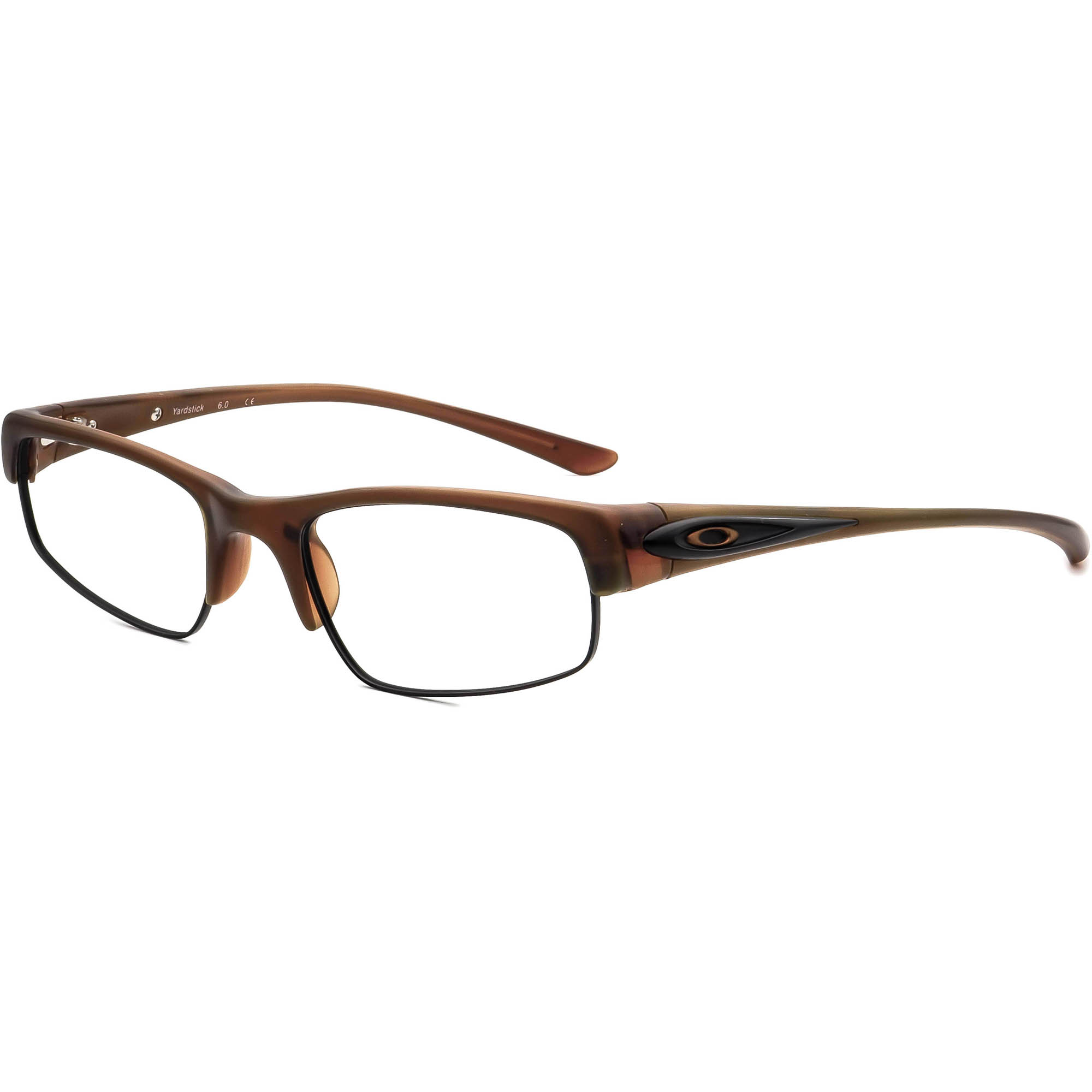 Oakley Eyeglasses 11-813 Yardstick 6.0 Rootbeer Rectangular