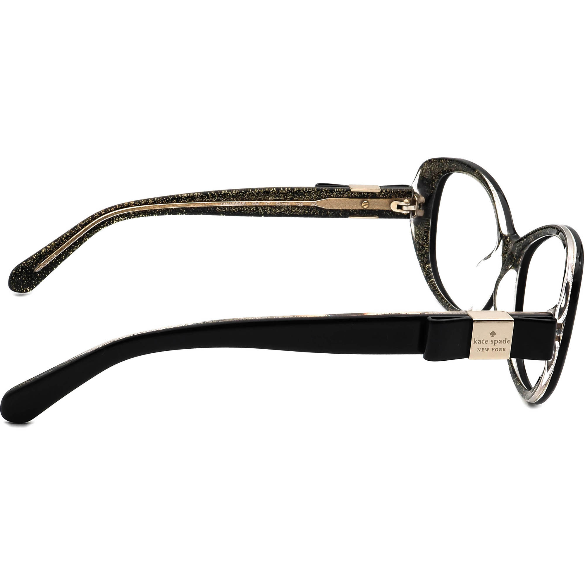 Kate Spade Sunglasses Frame Only Chandra/S X84 Bow Tie Black 
