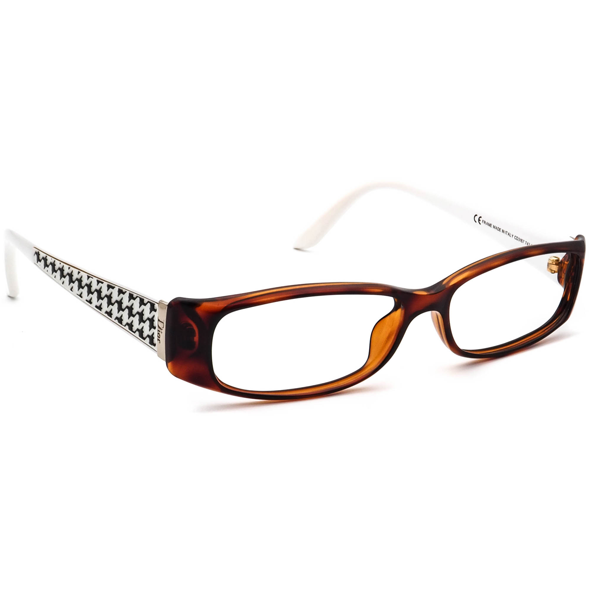 Christian Dior Eyeglasses CD3167 743 Havana/White