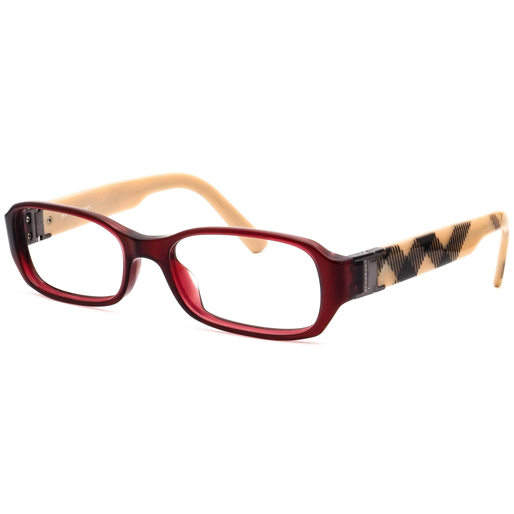 Burberry B2083 3014 Eyeglasses Frame Italy Rectangular Full‎ Rim 54 15 135 H3766 BE1383D Eyeglasses - Burberry Authorized Retailer  main image 3