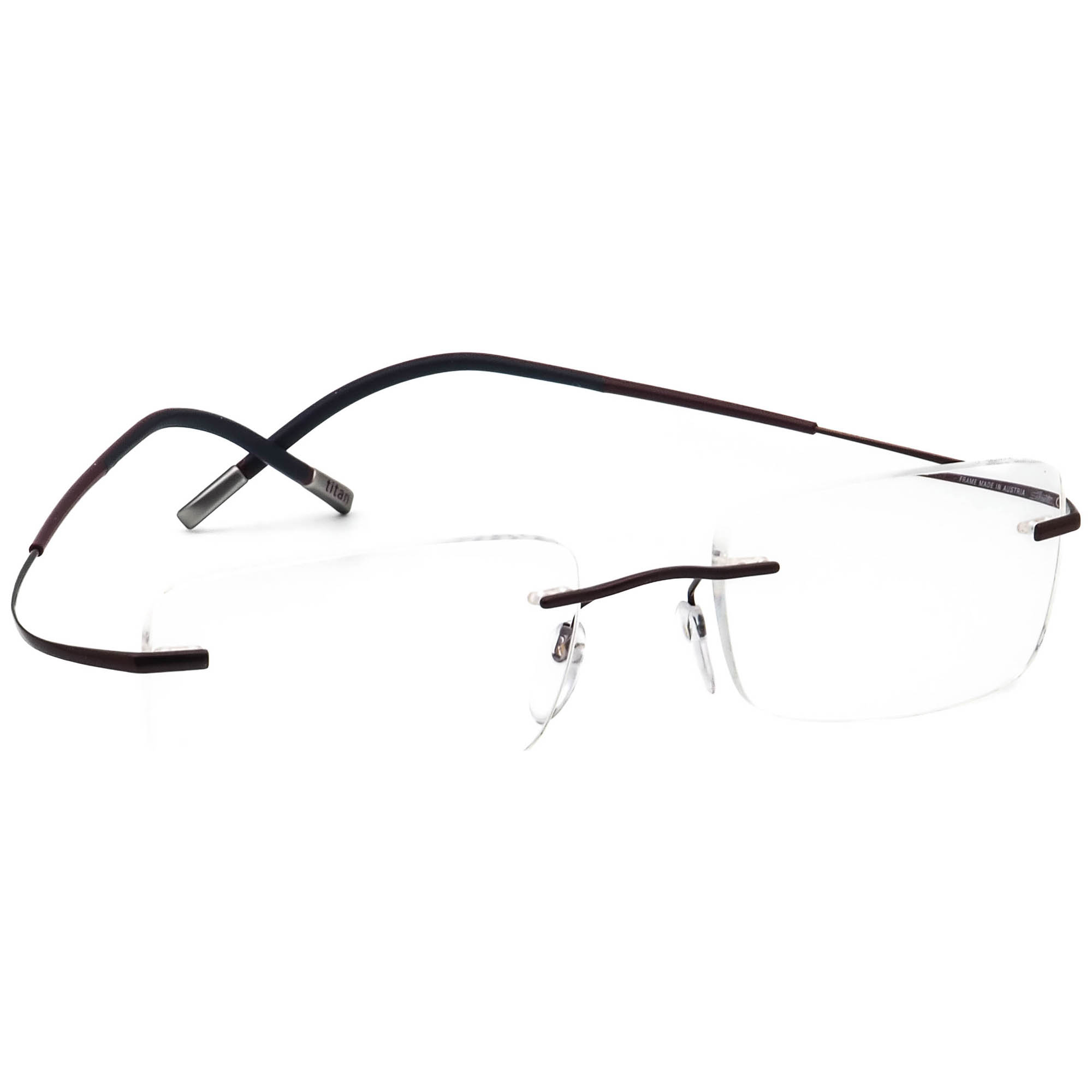 Silhouette Eyeglasses 7581 40 6062 Icon Collection Brown  display picture 1