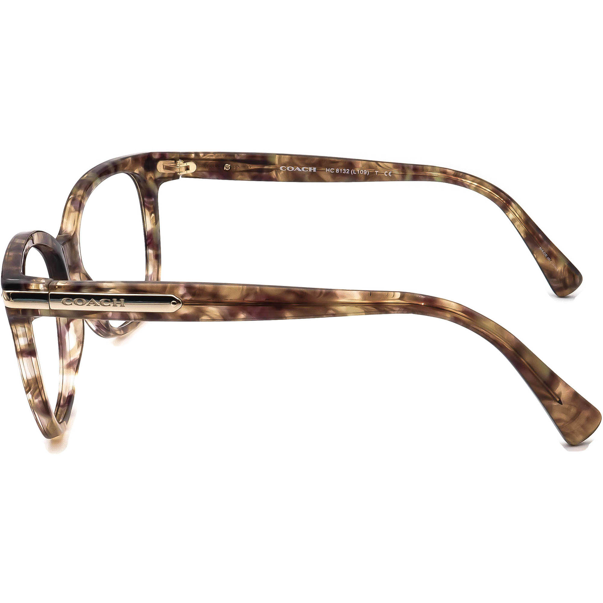 Coach Sunglasses Frame Only HC 8132 (L109) 528713 Confetti  display picture 2