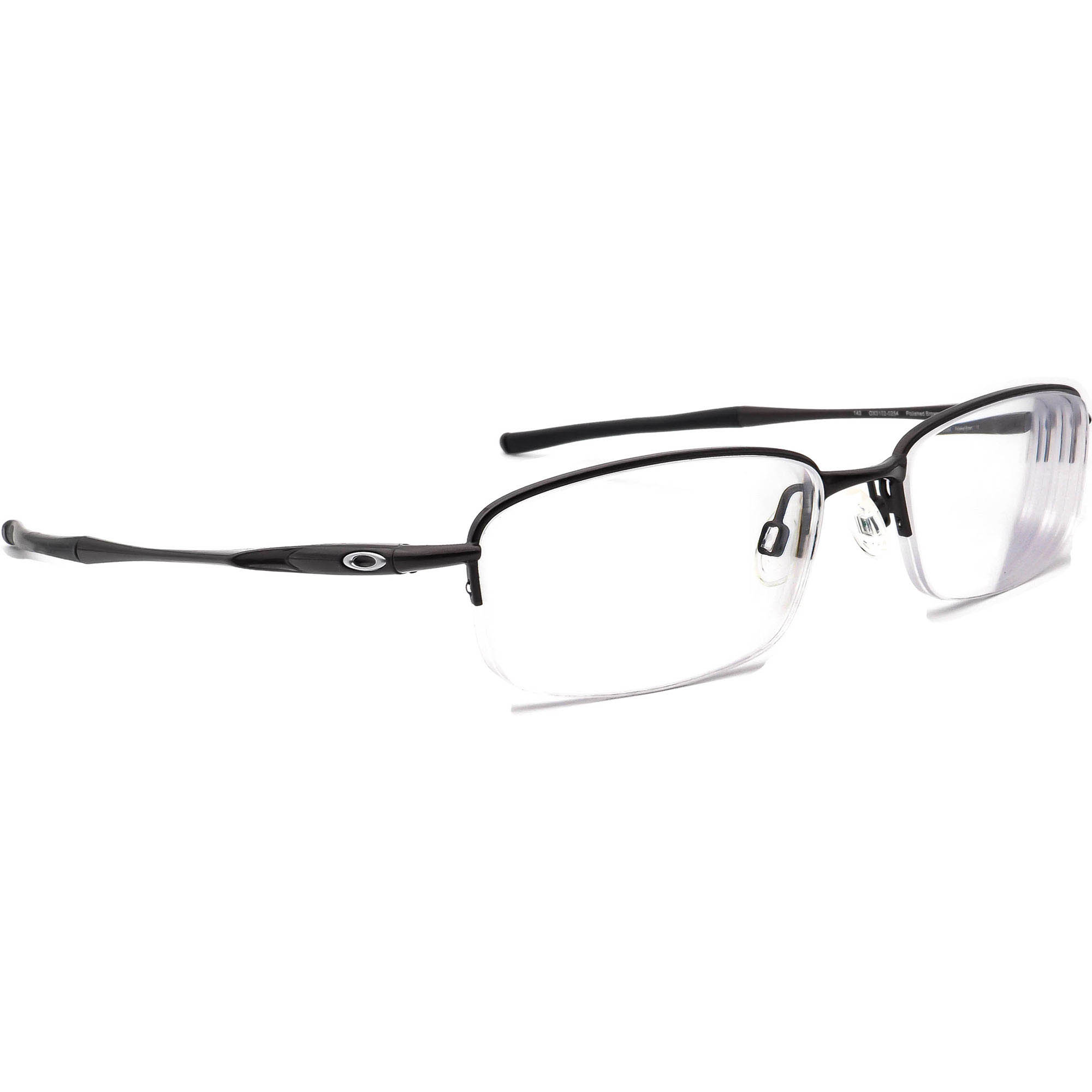 Oakley Eyeglasses OX3102-0254 Clubface Brown Half Rim Metal