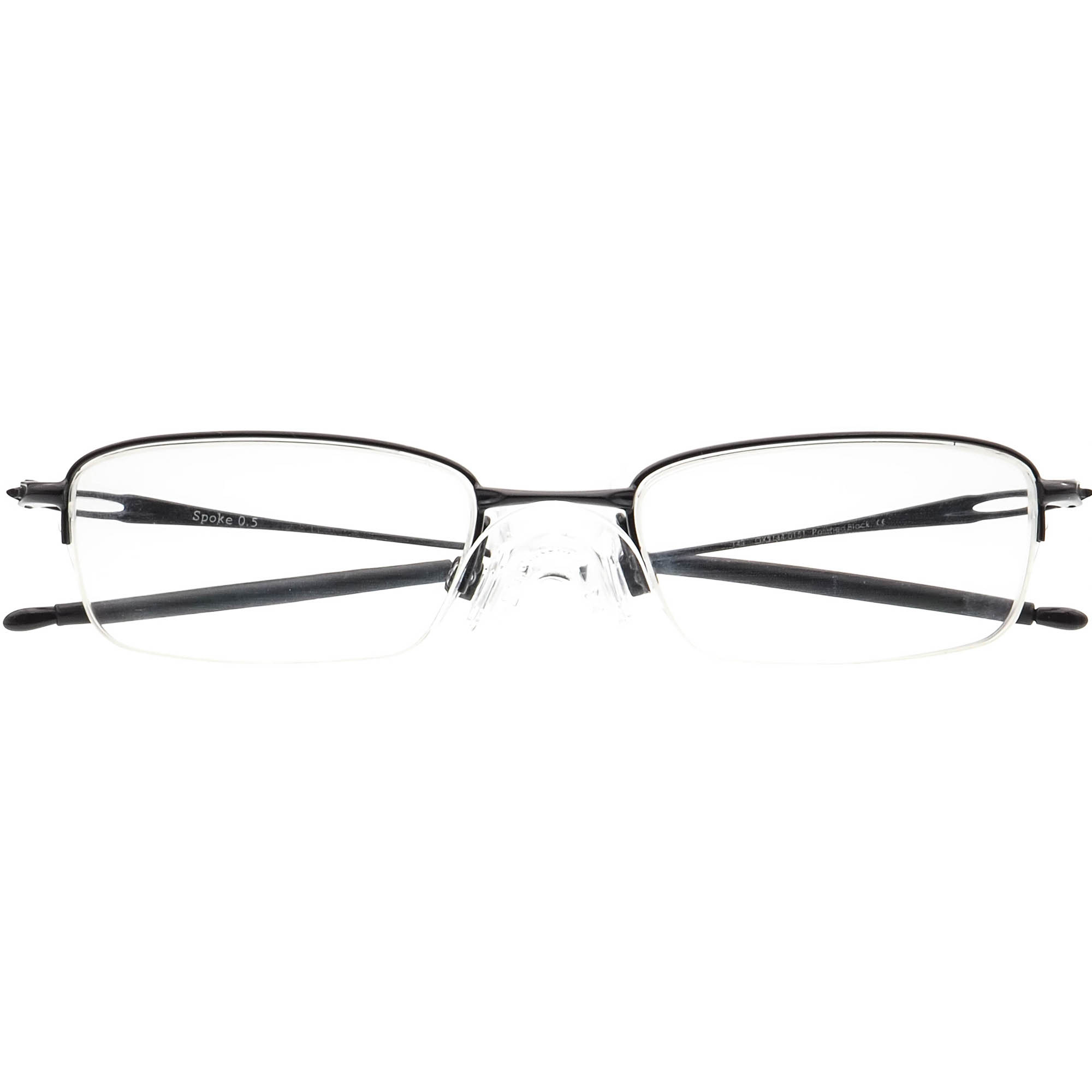 Oakley Eyeglasses OX3144-0151 Spoke 0.5 Polished Black Half