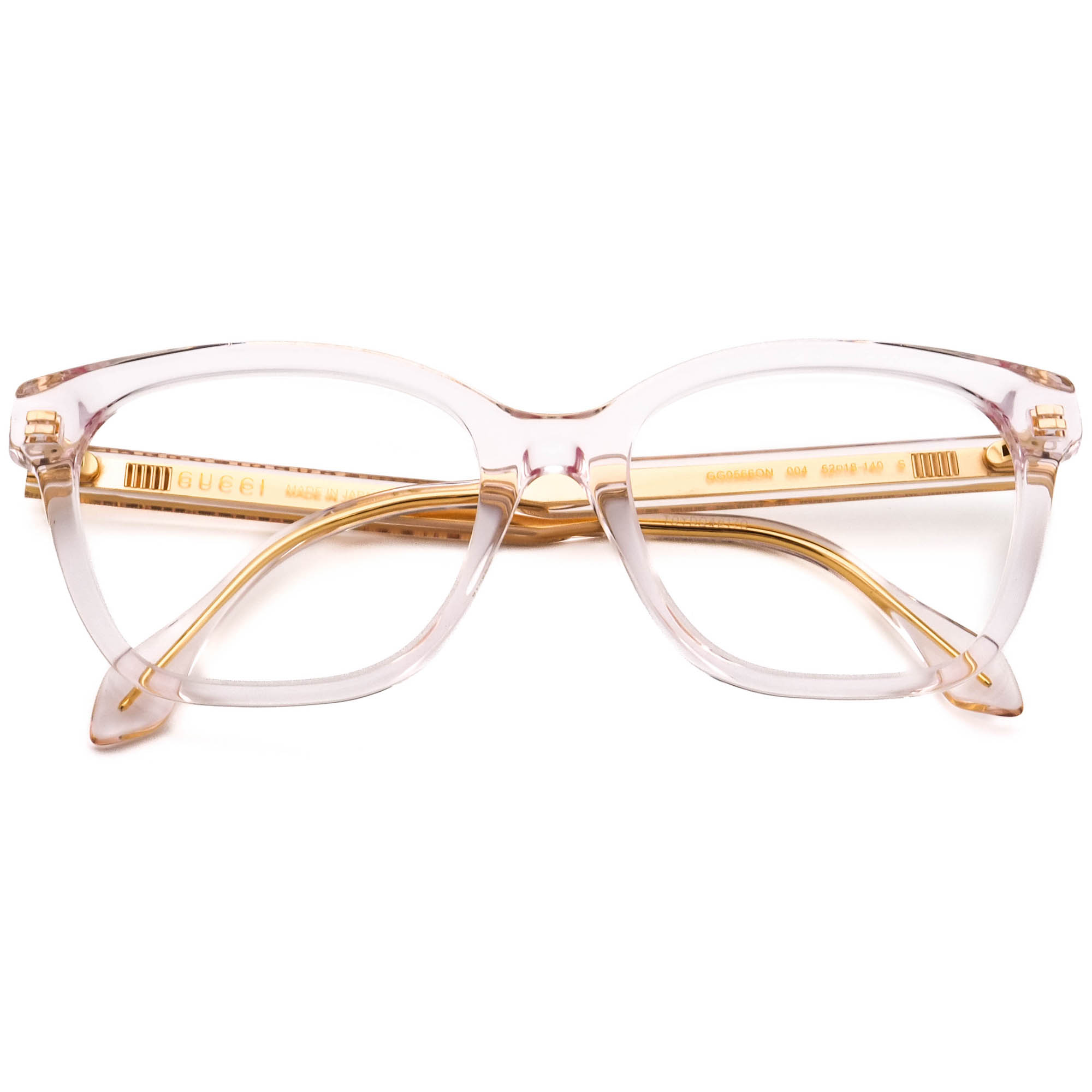 よしこページ Amazon.com: Gucci GG0184O 013 Transparent Pink Square Unisex