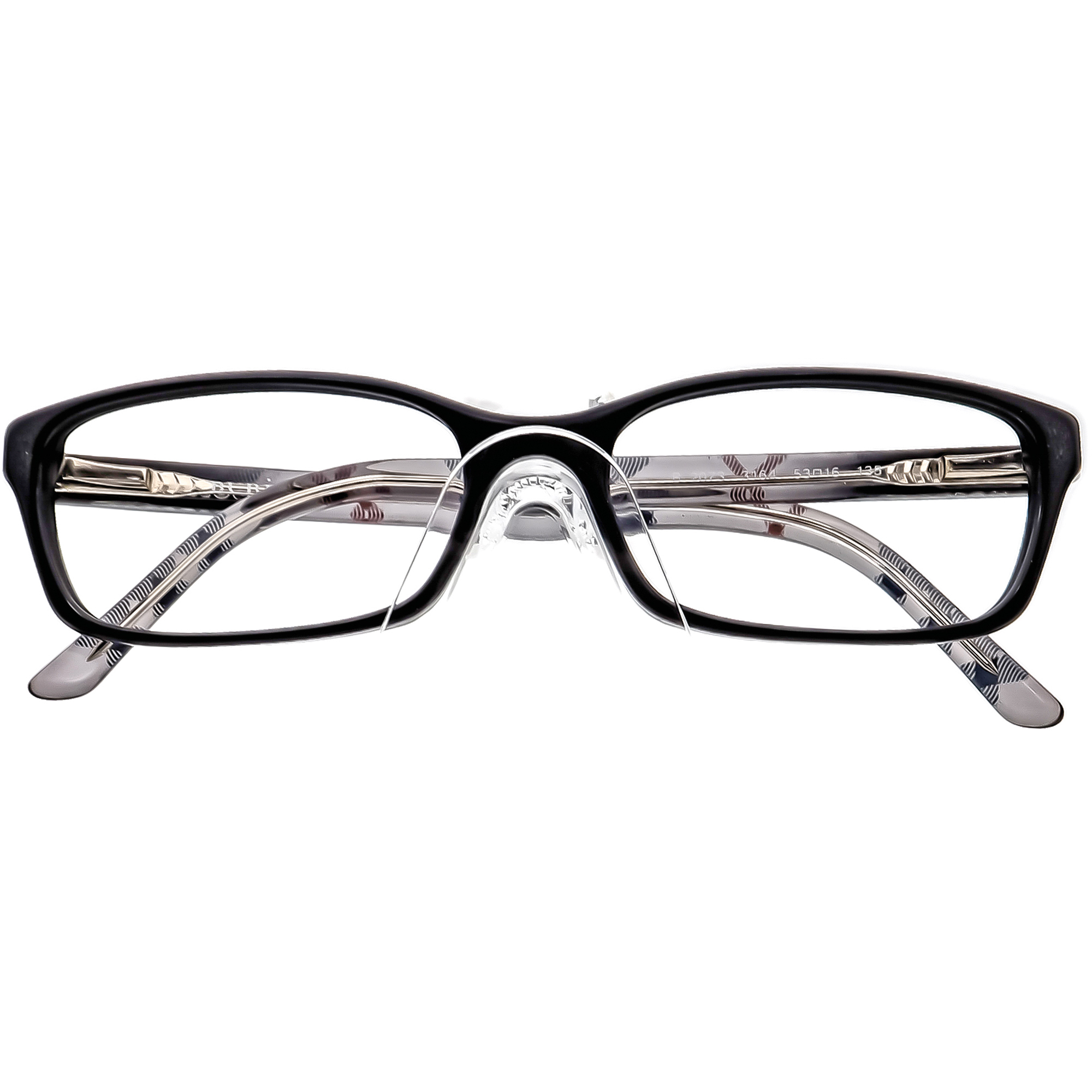 Burberry B2073 Eyeglasses Frames Case.  RXABLE. 3164 Black. NWT 61485DBKAEL._AC_UY350_.jpg main image 2