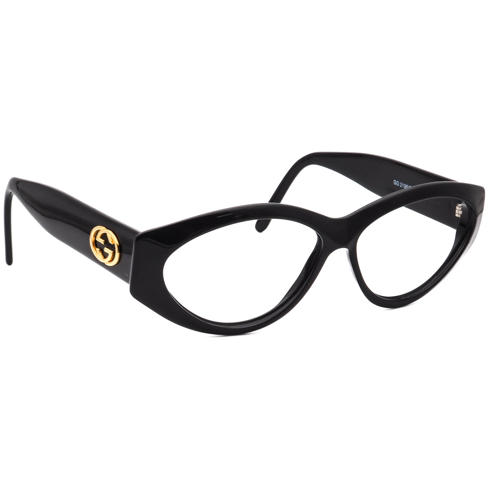 GUCCI サングラス GG2195/S 黒×金ロゴ 美品 グッチ GUCCI グッチ サングラス インターロッキング GG2195/S