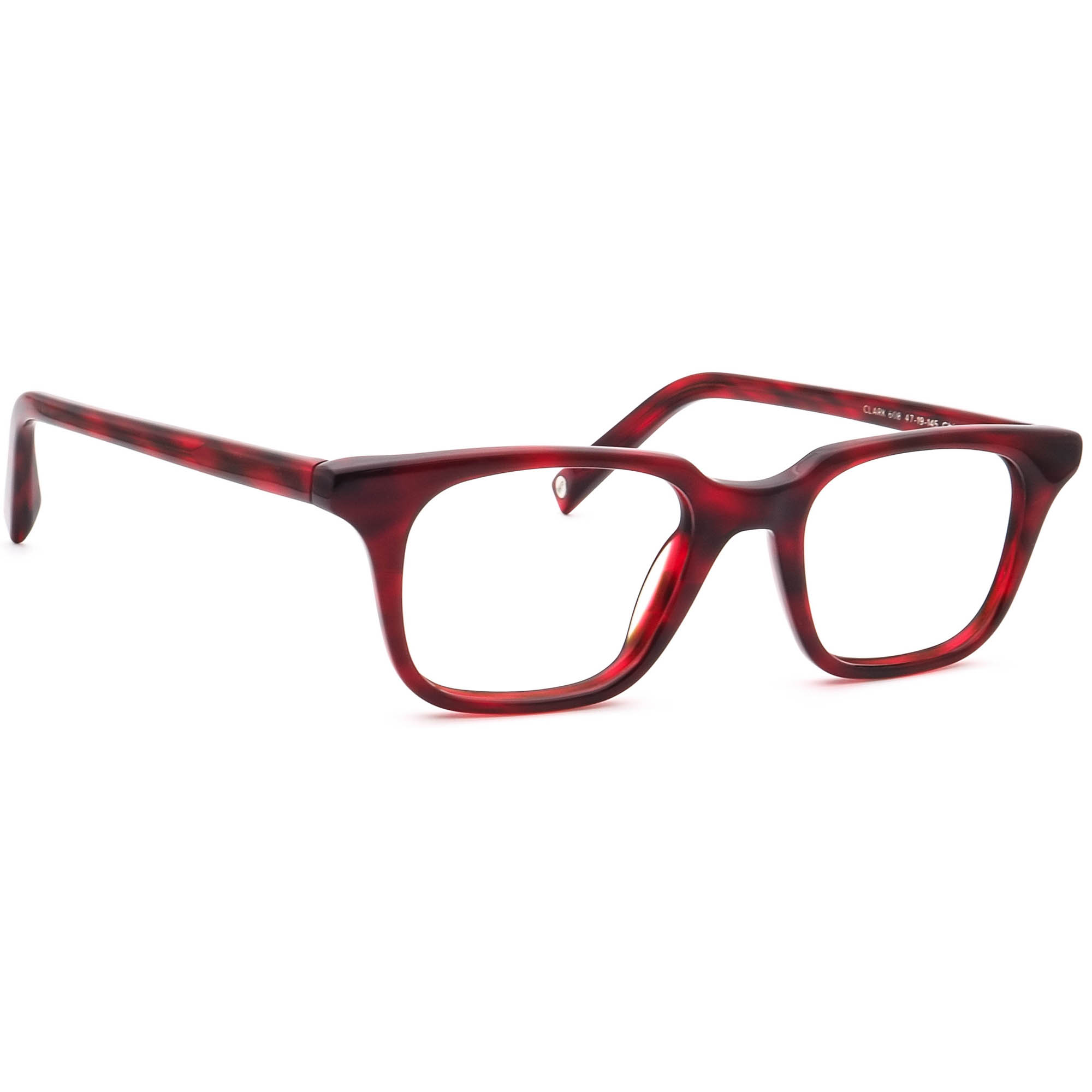 Warby Parker Clark 608 47-19-145 Eyeglasses Glasses Frames ONLY Unisex. Clark Eyeglasses in Blue Marblewood — Medium | Warby Parker main image 4