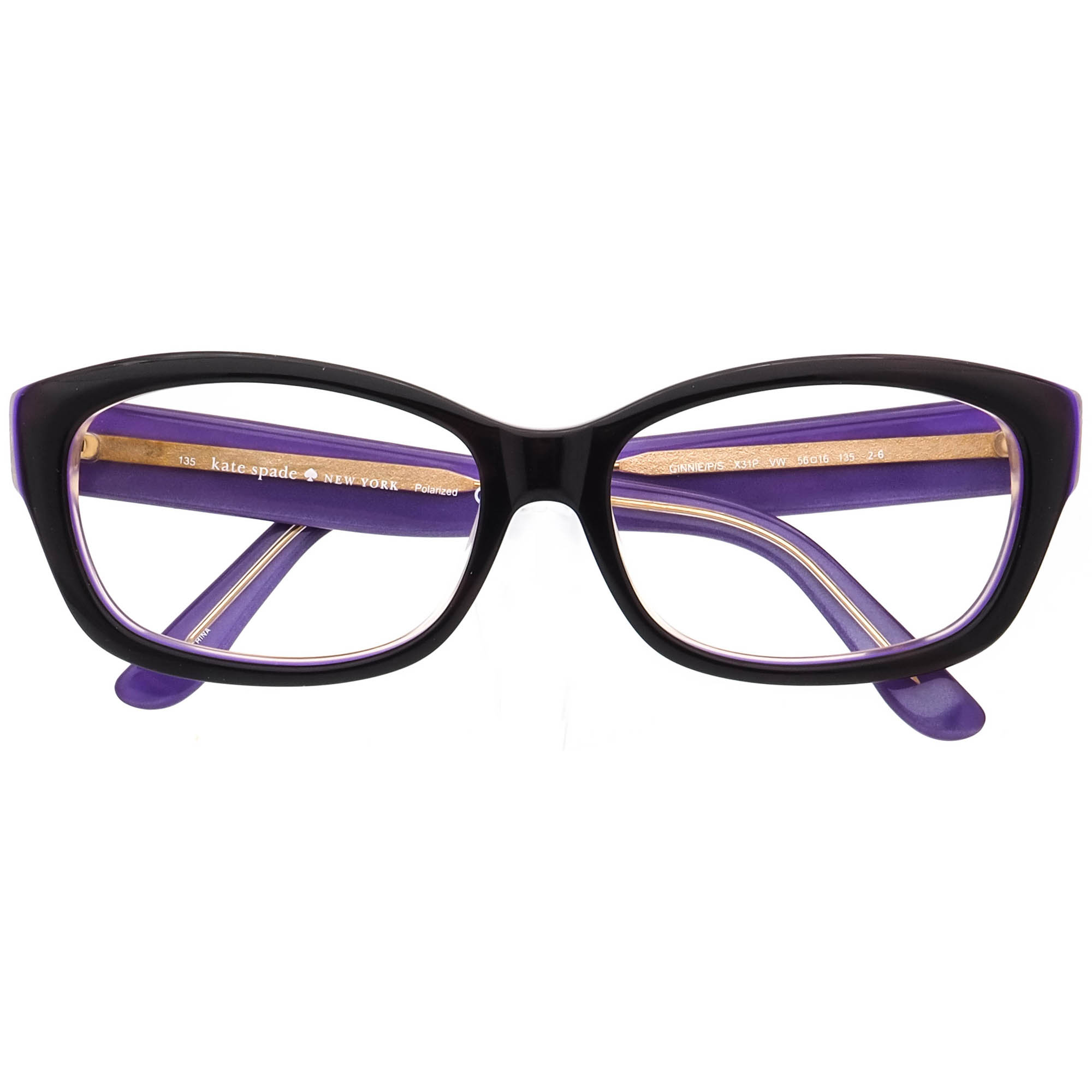 Kate Spade X31P VW Women\'s Sunglasses Brown/Purple56mm New Designer Eyewear Kate Spade Polarized CANDIDA 03YG VW Pilot Sunglasses Womens  main image 3