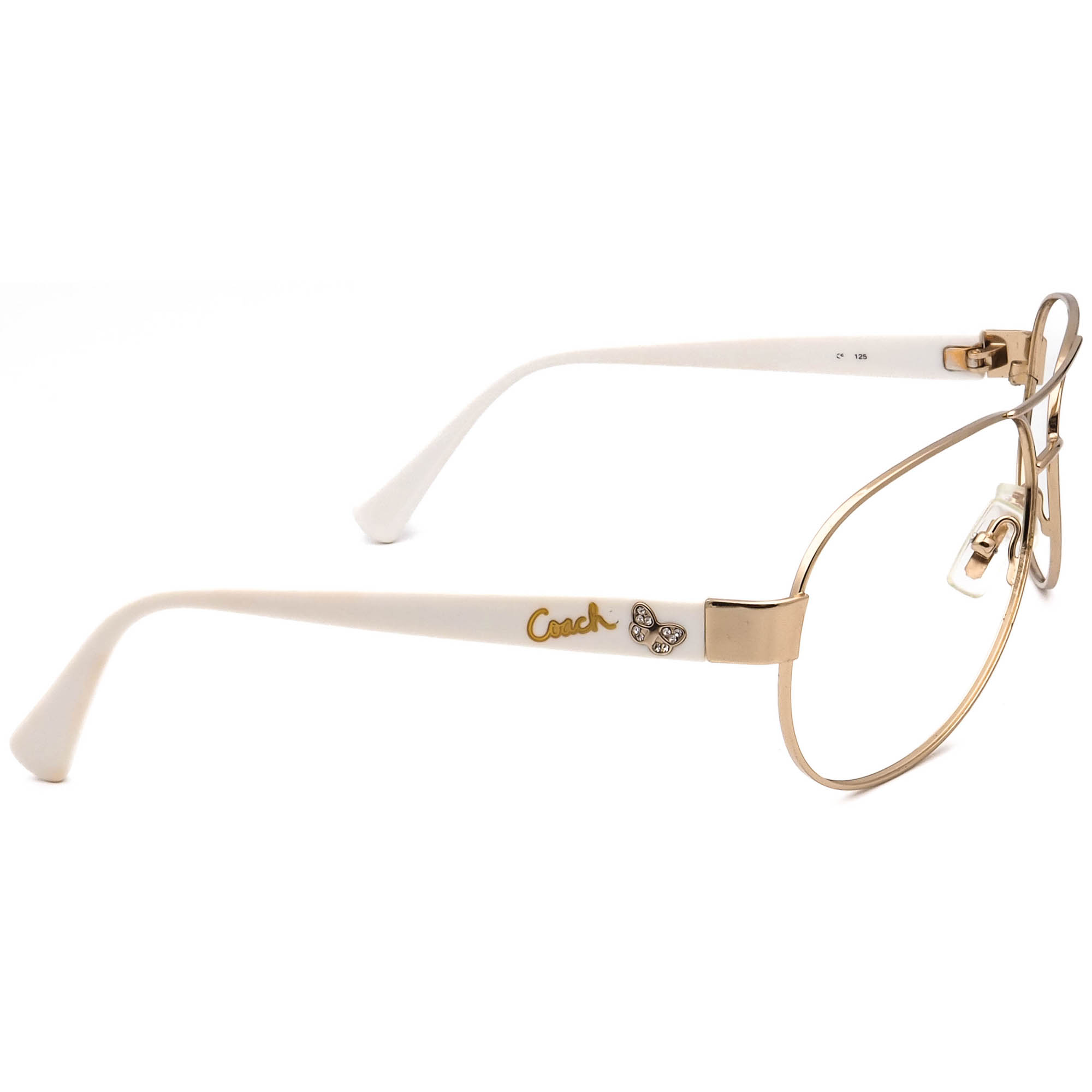 ★未使用 ★COACH サングラス Coach Women's Sunglasses Frame Only S1034 Gold/White with